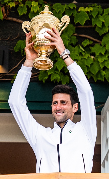 Ako naštvať premiéra - fejtón Novak_Djoković_Trophy_Wimbledon_2019-croped_and_edited